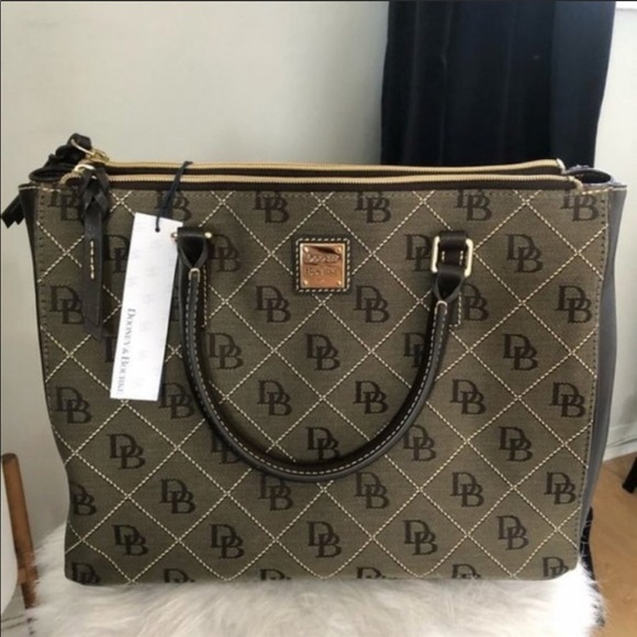 Dooney & Bourke Willa Zip Logo Satchel Bag, NWT - Picture 7 of 16